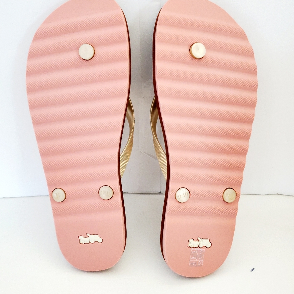 Coach ZAK Signature Flip Flop Sandals Size 9/10 - Picture 7 of 7